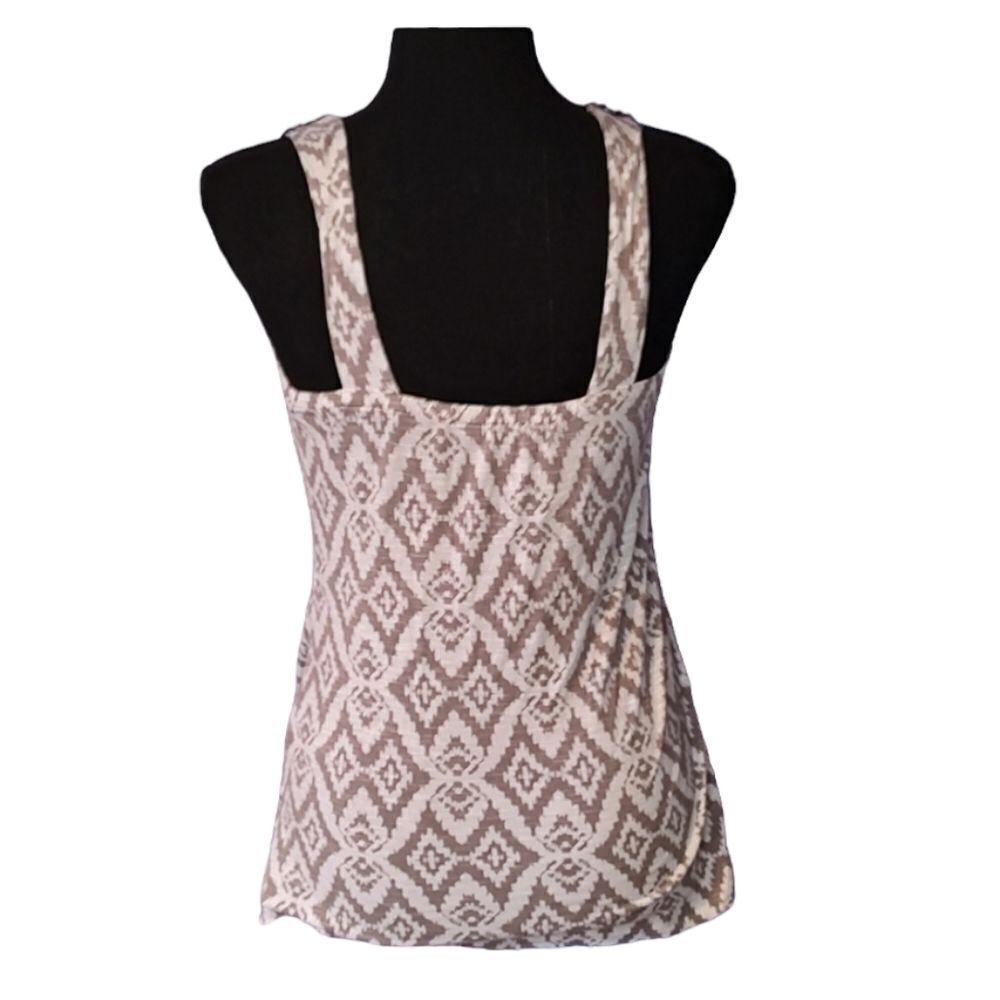 INC Beaded V Neck Tank Small - Picture 3 of 4